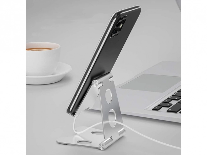Suport telefon și tabletă metalic antiderapant