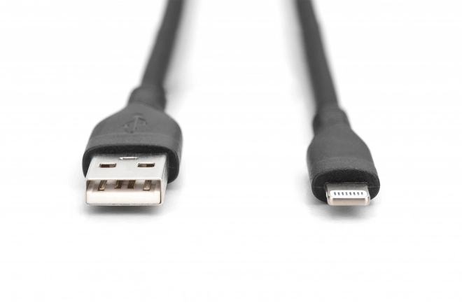 Cablu de încărcare rapidă USB-A la Lightning din silicon