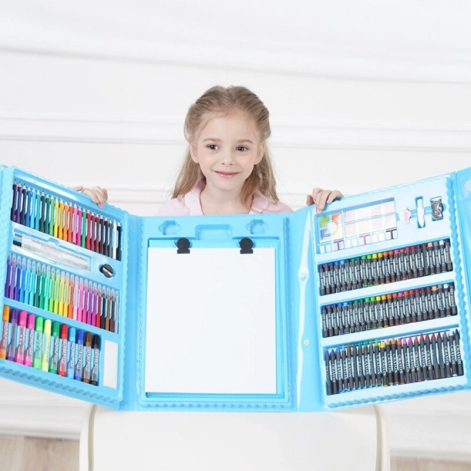 Set de artă pentru copii în valiză cu 208 piese