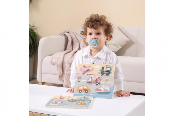 Puzzle cu mânere Polar B pentru copii