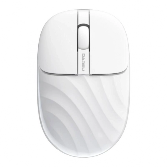 Mouse wireless Dareu alb