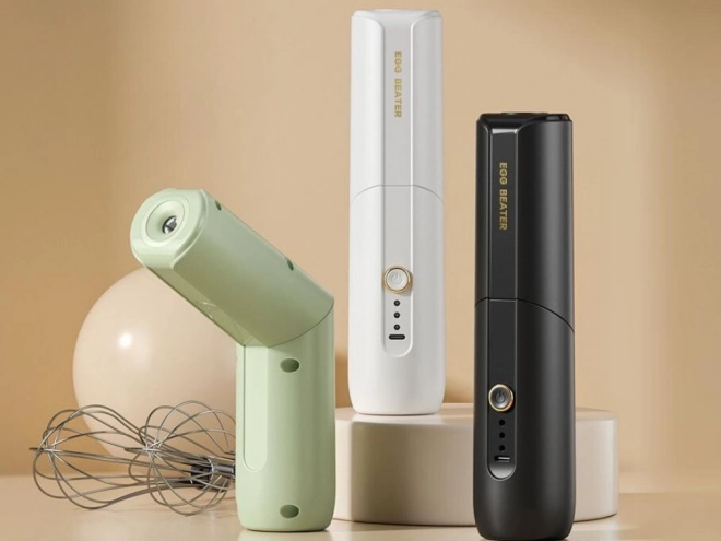 Mixer electric portabil cu USB pentru ouă