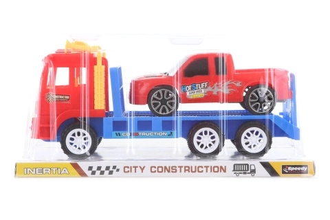 Camion de plastic cu mașinuță pentru copii