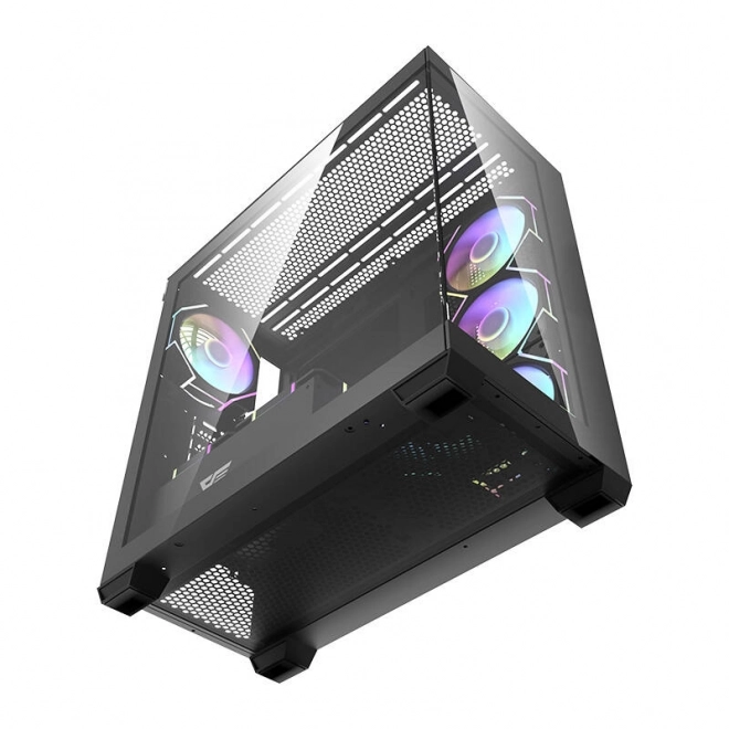 Carcasa computer Darkflash cu ventilatoare ARGB