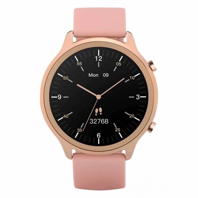 Smartwatch Garett Veronica roz auriu