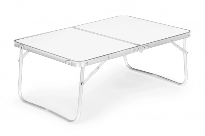 Măsuță turistică mică pliantă pentru picnic 60x40cm albă