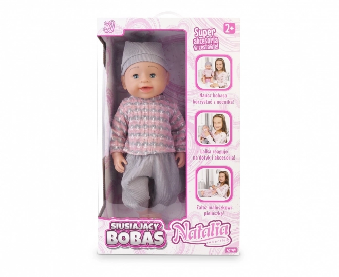 Păpușă interactivă bebeluș Natalia 43 cm