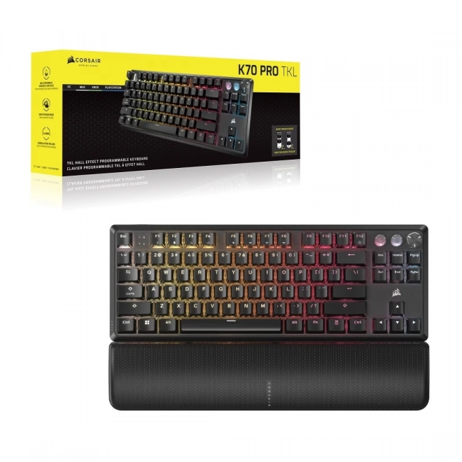 Tastatură mecanică Corsair K70 Pro TKL