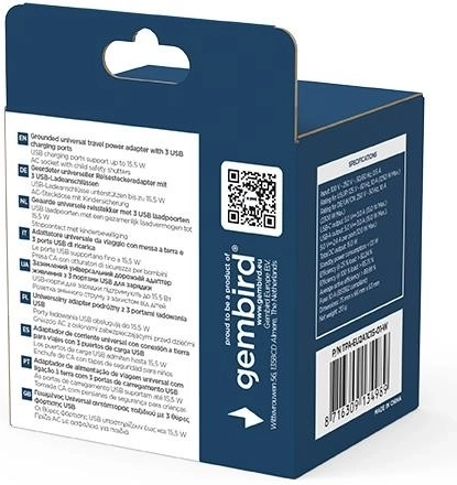 Încărcare rapidă 3× USB până la 15,5 W