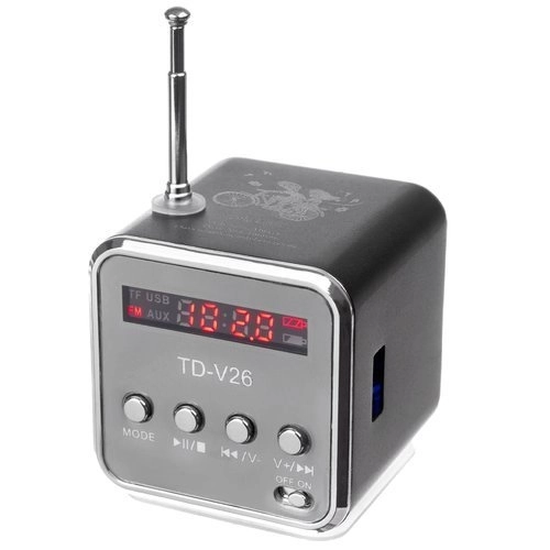 Radio portabil cu baterie și difuzor Bluetooth