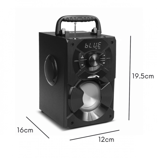 Boxă Bluetooth cu radio și USB Audiocore
