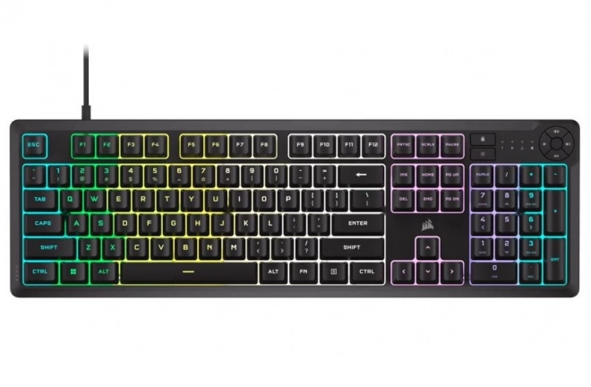 Tastatură mecanică Corsair K55 Core RGB neagră