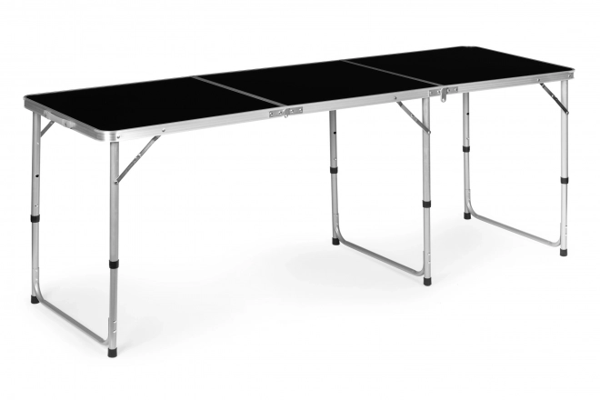 Masa turistică masă pliabilă camping blat negru 180 x 60 cm