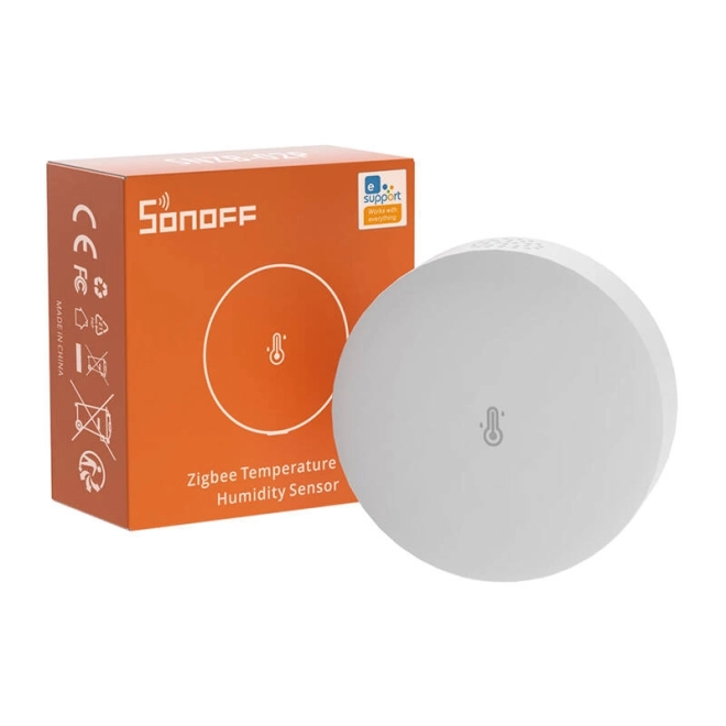 Senzor inteligent de temperatură și umiditate Sonoff Zigbee