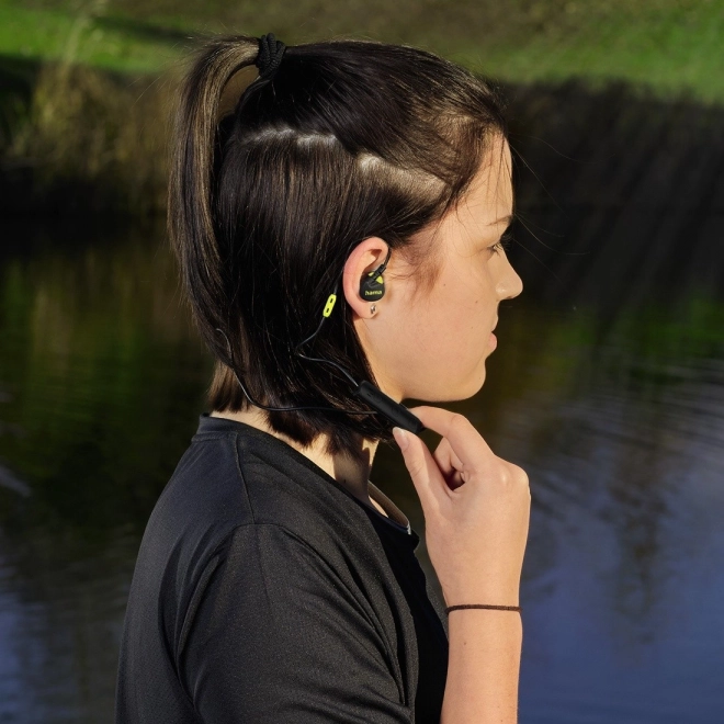 Căști wireless in-ear Freedom Athletics II cu microfon negru