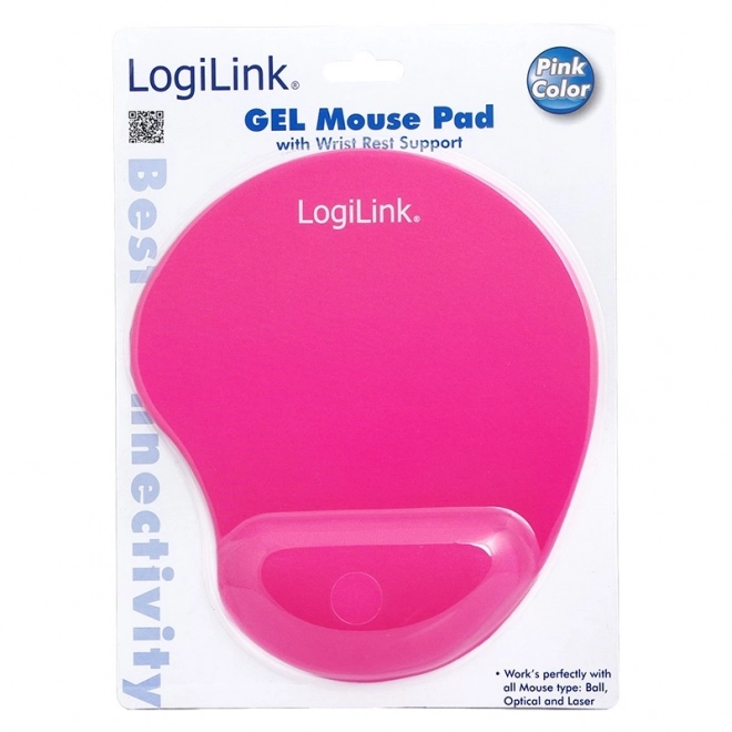 Pad mouse ergonomic gel Logilink roz