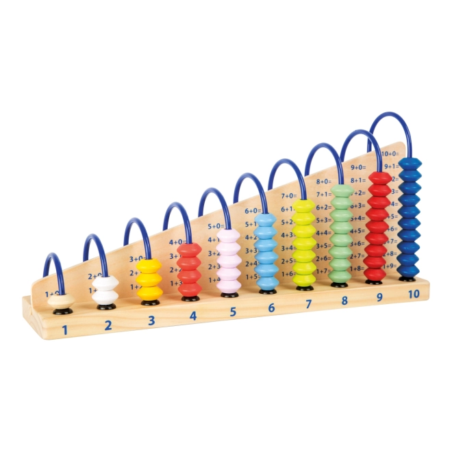 Calcul jucăuș cu mărgele colorate