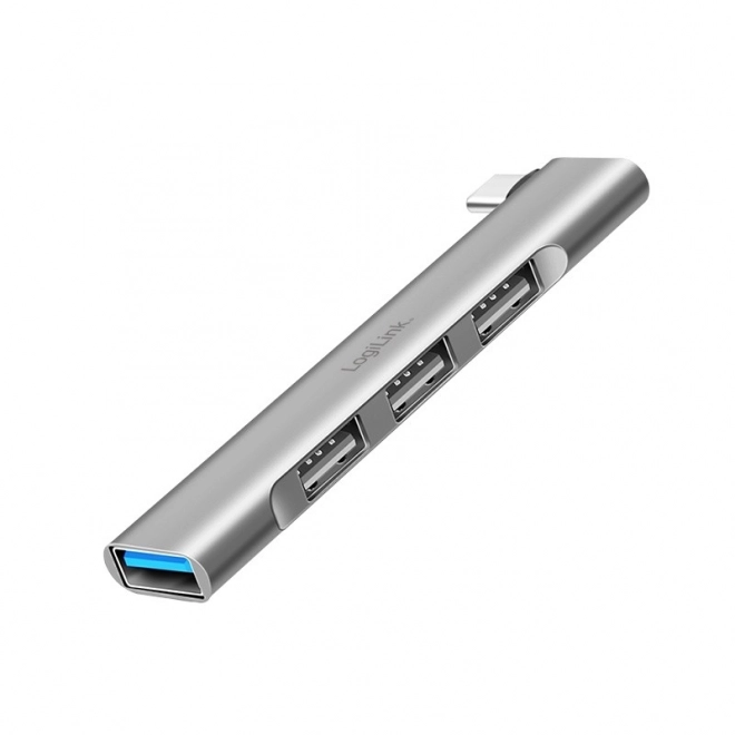 Hub USB-C elegant cu 1x USB-A 3.0 și 3x USB-A 2.0