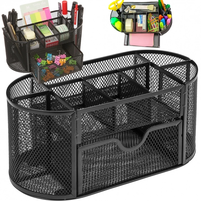 Organizator de birou cu 8 compartimente