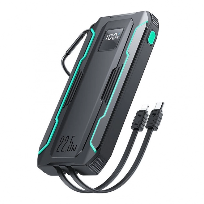 Powerbanka Joyroom 10000 mAh cu cablu Lightning și USB-C