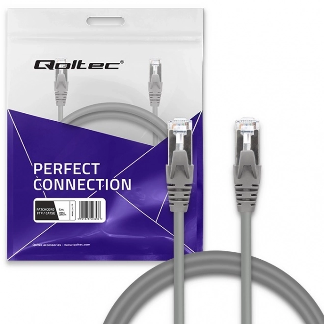 Cablu patchcord FTP cat 5e 5m