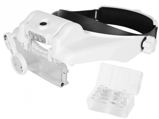Ochelari cu far 3 LED lentile 13x