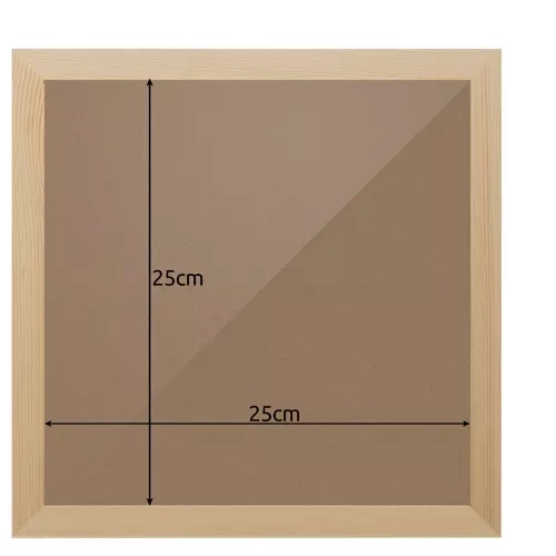 Ramă din lemn de pin pentru picturi tip mozaic 30x30 cm