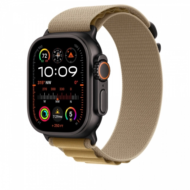 Curea Alpine bej 49 mm - mărime L cu elemente din titan
