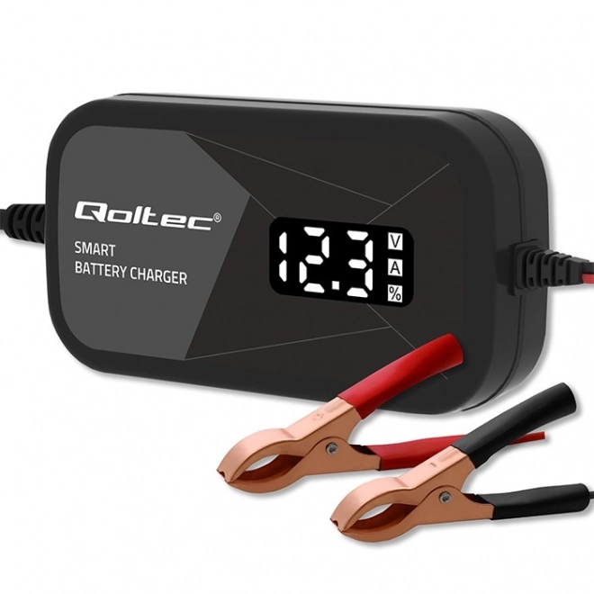 Încărcător inteligent cu microprocesor 12V 2A pentru acumulator AGM GEL cu funcție de regenerare și afișaj LCD