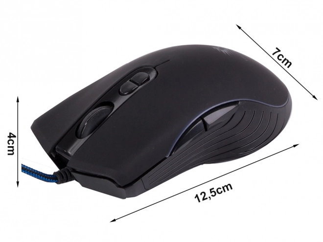 Mouse optică cu fir RGB pentru gaming