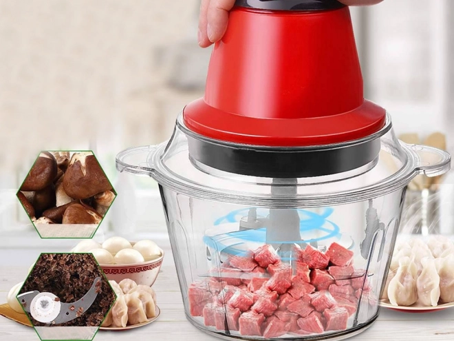 Tocator și feliator electric pentru legume și fructe