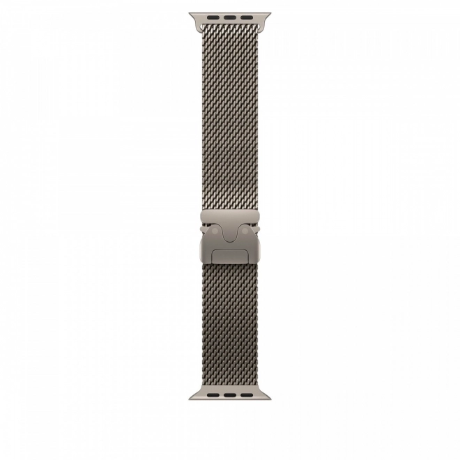Brățară milaneză din titan natural pentru carcasă 49 mm, mărime S