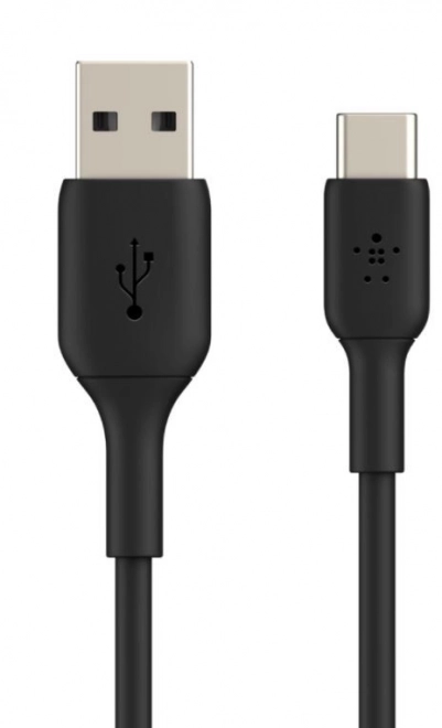 Cablu PVC USB-C negru 15 cm