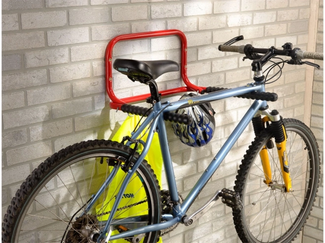 Suport dublu pentru unelte și biciclete pentru garaj