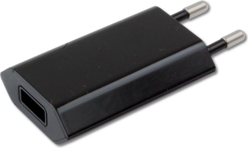 Încărcător USB negru 5V 1A