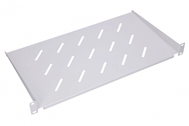 Poliță rack 1U pentru dulapuri suspendate gri 25 cm