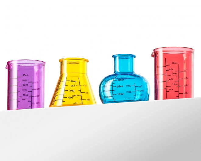 Pahare de shot din plastic Chimie - set de 4 bucăți