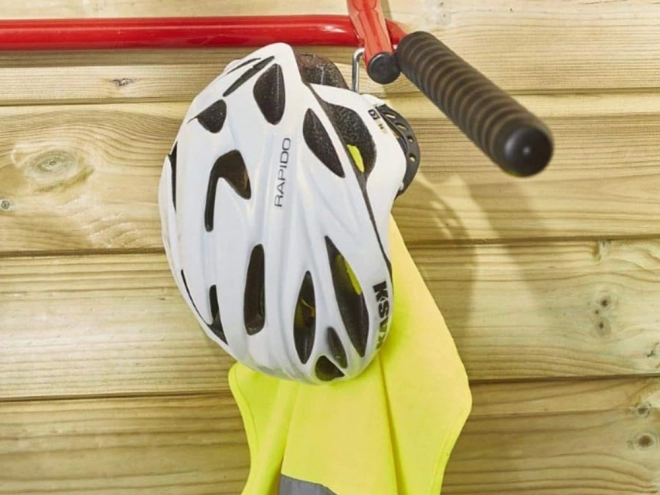 Suport dublu pentru unelte și biciclete pentru garaj