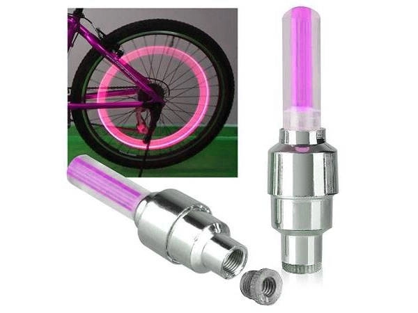 Ventile luminoase pentru bicicletă, set de 2