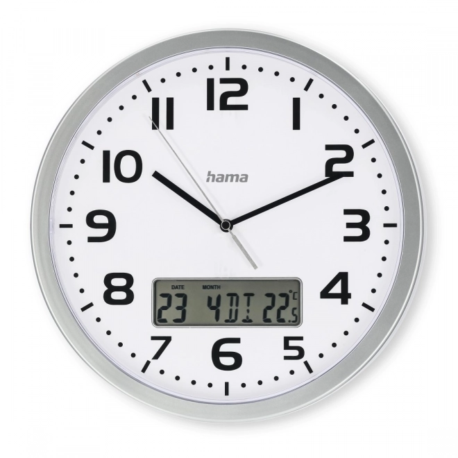 Ceas de perete DCF Moorea 30cm argintiu