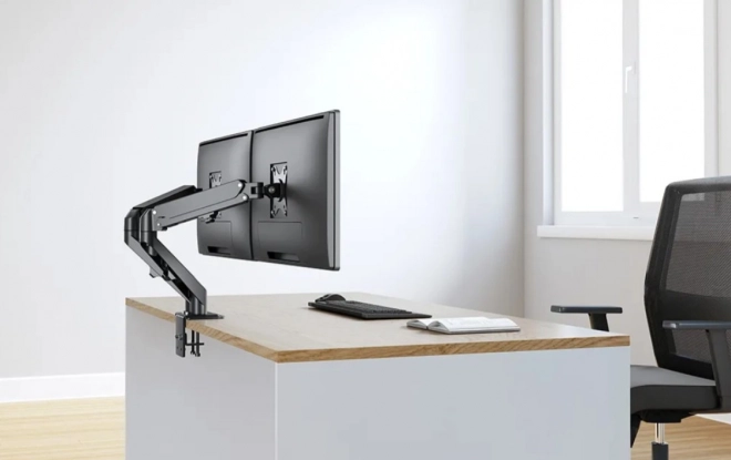 Suport monitor dublu Neomounts pentru birou