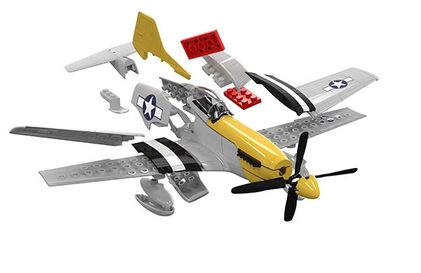 Model avion Mustang P-51D Quickbuild