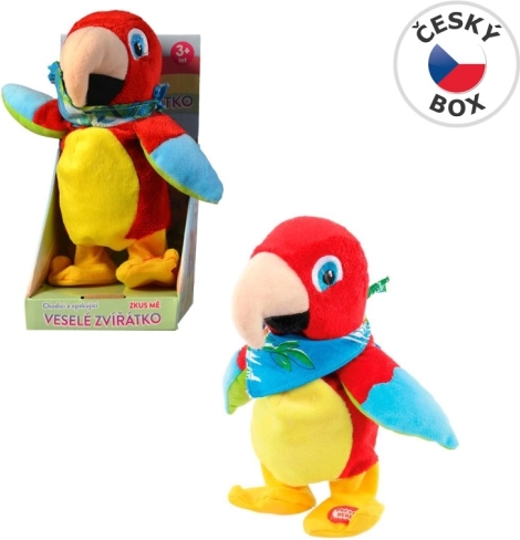 Papagal care merge și repetă – 22 cm