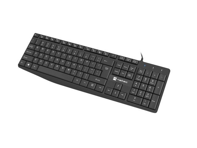 Tastatură Nautilus Slim Neagră