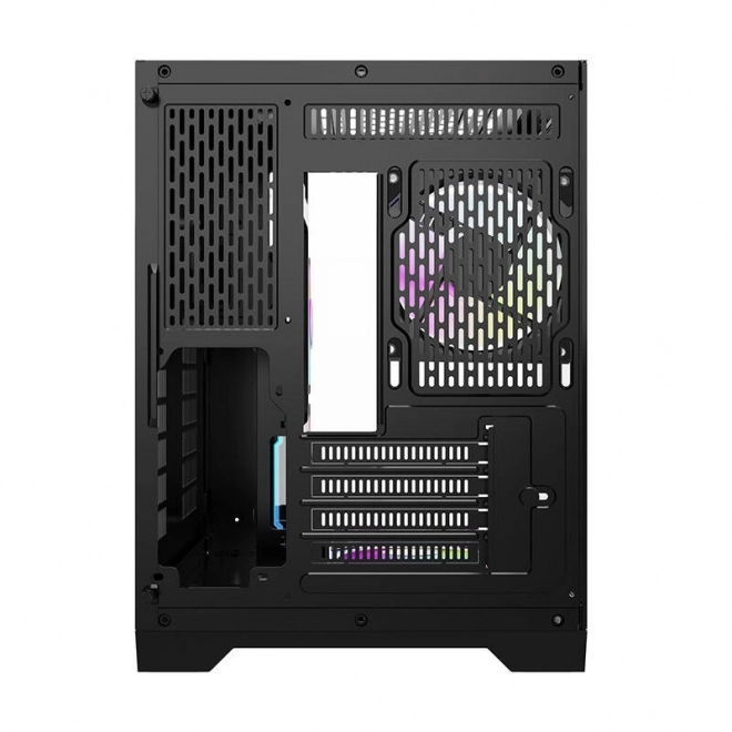 Carcasă PC cu 5 ventilatoare aRGB Darkflash FT350 (negru)
