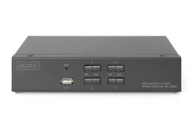Przełączator KVM HDMI, 4 porturi, 4K