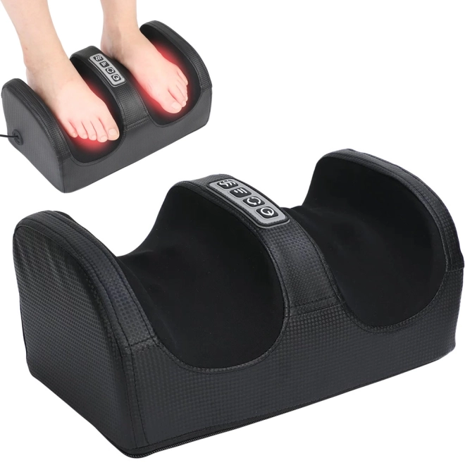 Masajer electric pentru picioare shiatsu cu încălzire