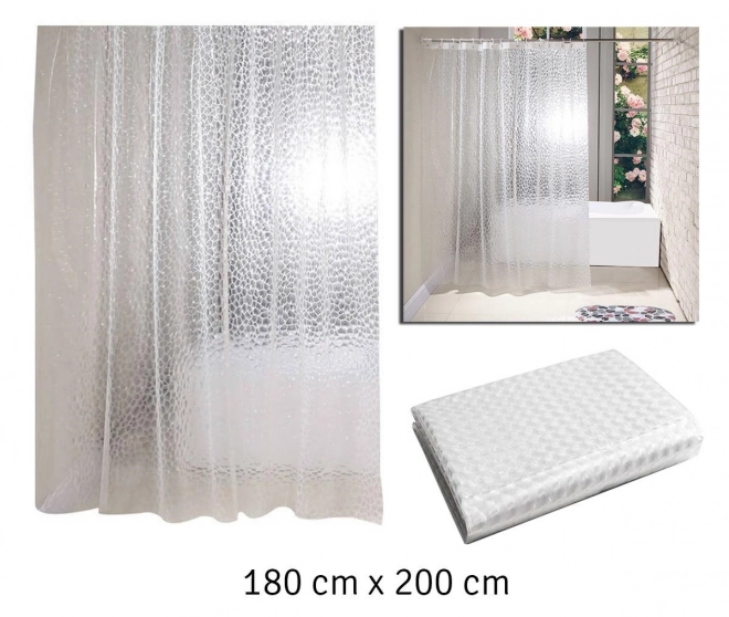 Perdea de duș efect 3D 180x200
