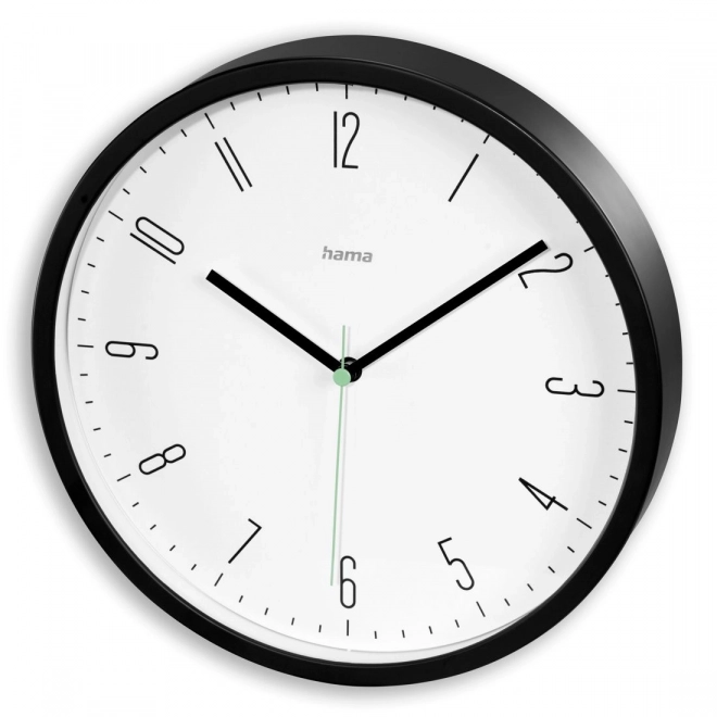 Ceas de perete Capri 25 cm negru