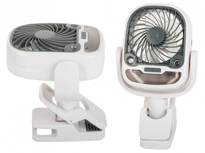 Ventilator USB de masă cu iluminare RGB și umidificator 2 în 1